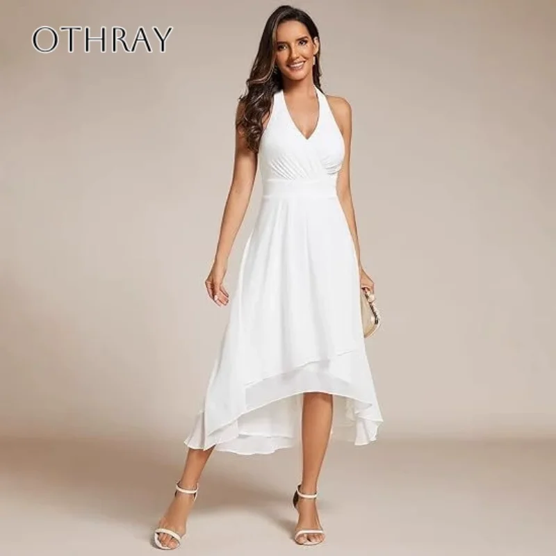 Шифоновые платья трапециевидной формы с v-образным вырезом и высоким и низким вырезом, короткие платья для встречи выпускников с открытой спиной и без рукавов, вечерние платья по индивидуальному заказу
Шифоновые платья трапециевидной формы с v-образным вырезом и высоким и низким вырезом, короткие платья для встречи выпускников с открытой спиной и без рукавов, вечерние платья по индивидуальному заказу