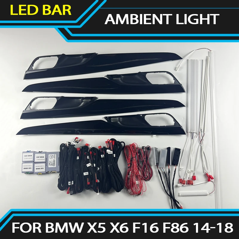 256 Color LED Ambient Light For BMW X5 X6 F16 F86 2014-2018 Interior Backlight Symphony RGB Star Atmosphere Lamp Kit
256 Color LED Ambient Light For BMW X5 X6 F16 F86 2014-2018 Interior Backlight Symphony RGB Star Atmosphere Lamp Kit