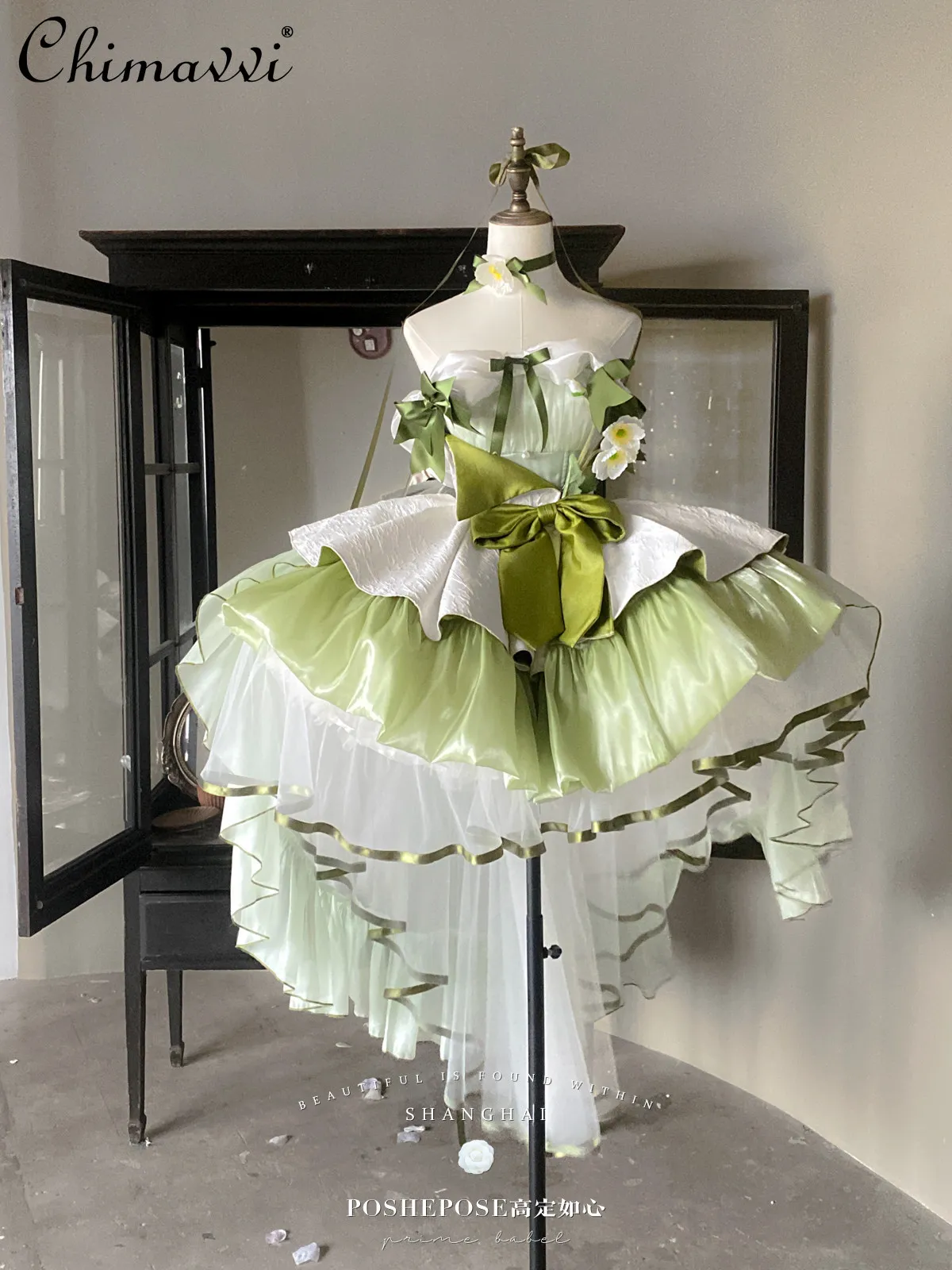 Original Fairy Cute Bow Lolita Green Princess Dress Women Elegant Strapless Cute Bow Women's Sweet Birthday Party Puffy Dresses
Original Fairy Cute Bow Lolita Green Princess Dress Women Elegant Strapless Cute Bow Women's Sweet Birthday Party Puffy Dresses