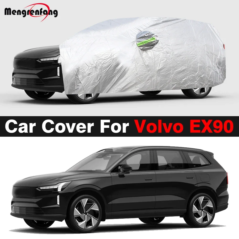 For Volvo EX90 2023-2025 full car cover outdoor SUV UV protection, sun protection, rain, snow, dust, windproof cover thickened
For Volvo EX90 2023-2025 full car cover outdoor SUV UV protection, sun protection, rain, snow, dust, windproof cover thickened