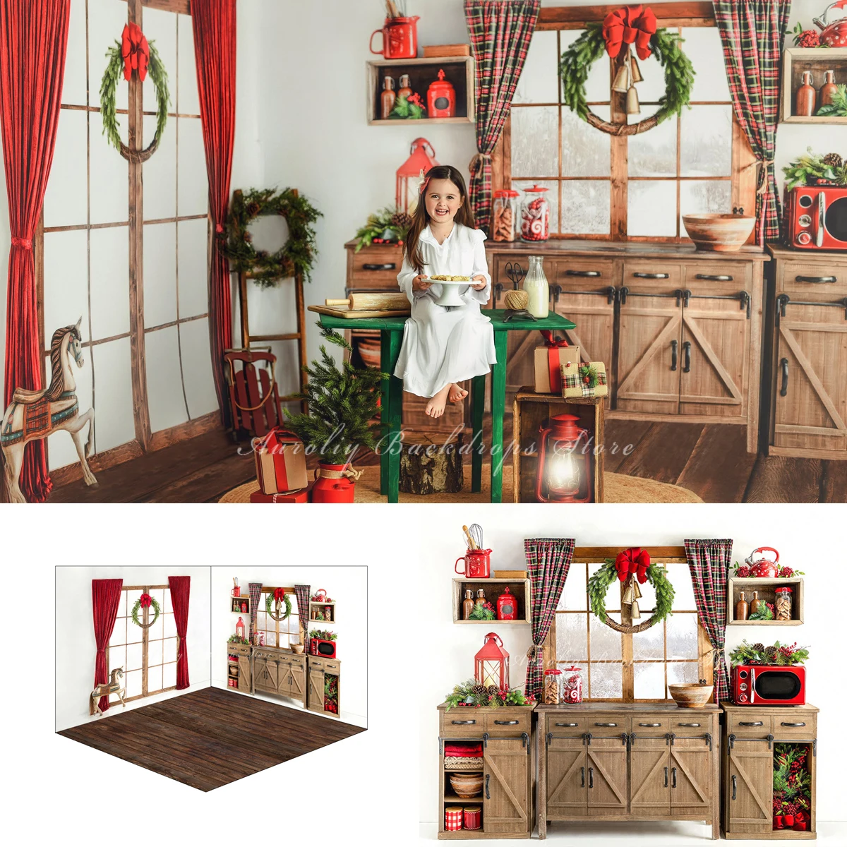 Fresh Baked Holiday Backdrops Kids Baby Photography Props Child Adult Decors Christmas wreath Window Kitchen Background
Fresh Baked Holiday Backdrops Kids Baby Photography Props Child Adult Decors Christmas wreath Window Kitchen Background