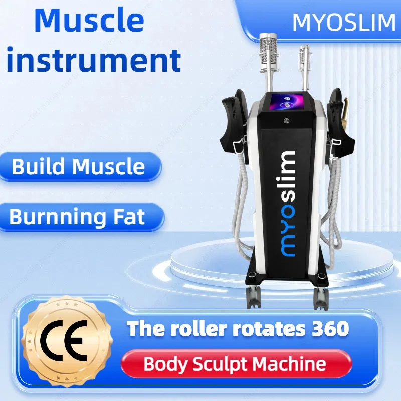 EMS Drum Relaxes Muscles MYOslim Plastic Shaping Machine 200HZ Weight loss Electromagnetic Muscle Fat Removal 4 Handles
EMS Drum Relaxes Muscles MYOslim Plastic Shaping Machine 200HZ Weight loss Electromagnetic Muscle Fat Removal 4 Handles