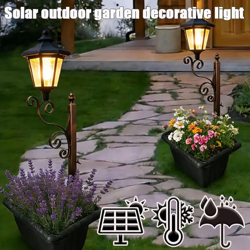 1 Piece 2 in 1 Solar Lamppost with Planter Wall Mount Waterproof Decorative Lamp for Garden Porch Pathway Lawn
1 Piece 2 in 1 Solar Lamppost with Planter Wall Mount Waterproof Decorative Lamp for Garden Porch Pathway Lawn