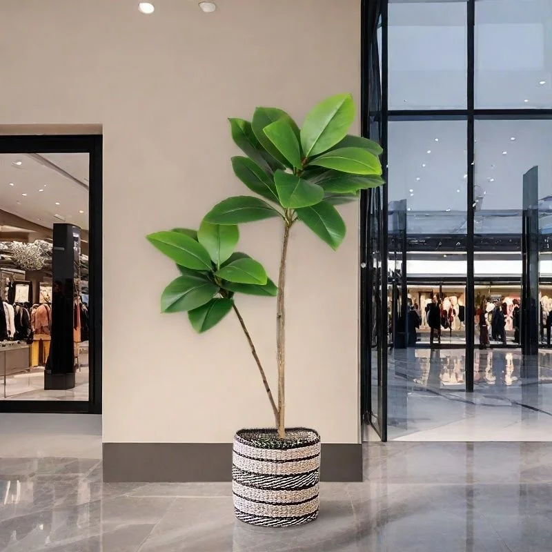 106CM Large Artificial Plants Green Fake Banyan Tree Large Leaf Shrub Simulated Palm Hotel Office Balcony Christmas Home Decor
106CM Large Artificial Plants Green Fake Banyan Tree Large Leaf Shrub Simulated Palm Hotel Office Balcony Christmas Home Decor