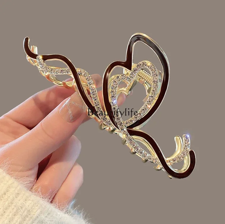 Cool Style Large Retro Barrettes Back Head Updo Shark Clip High-End Headdress
Cool Style Large Retro Barrettes Back Head Updo Shark Clip High-End Headdress