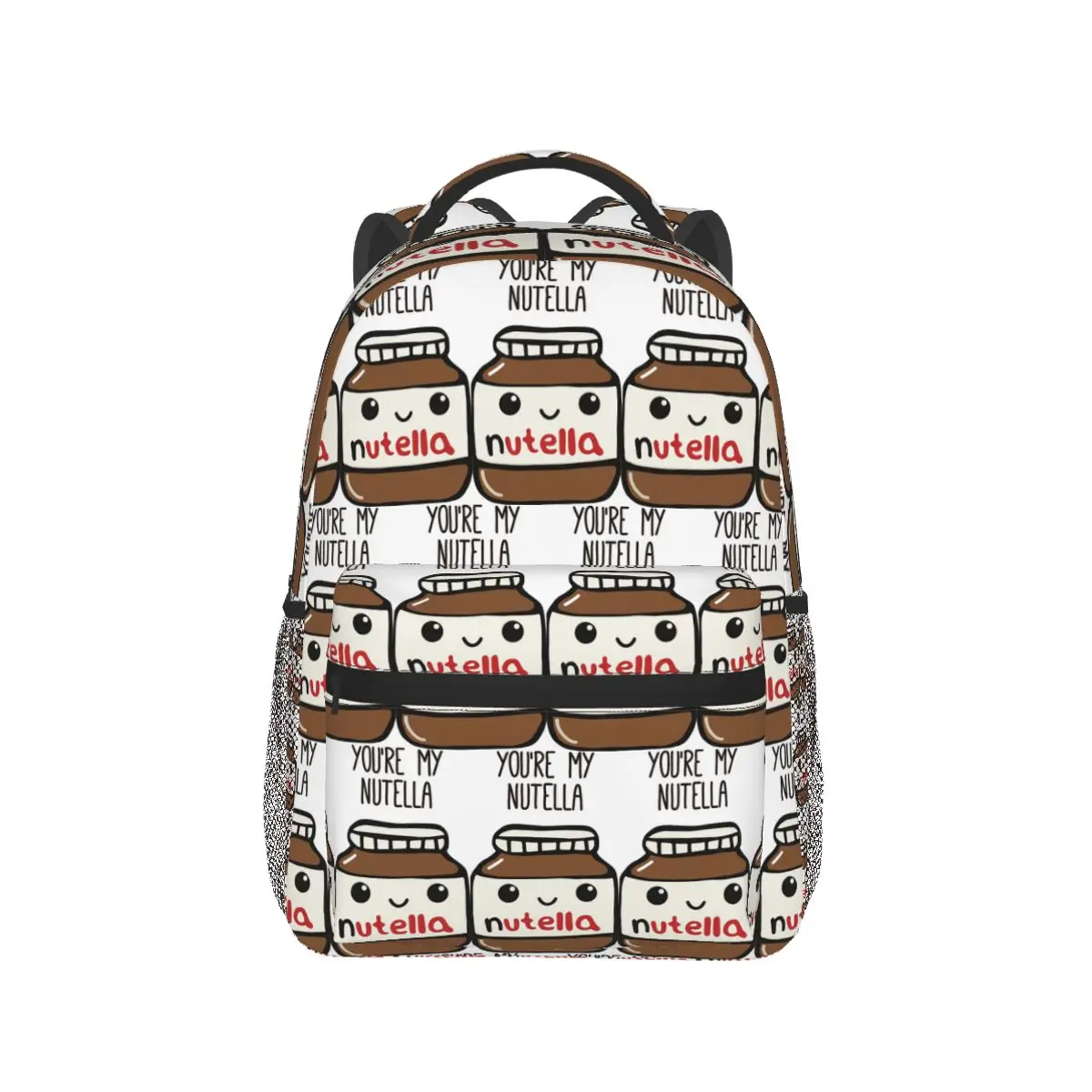 Couple Nutella Backpack Hot Sale Daypack Large Capacity Boys Girls BookBag School Bag Shoulder Bags for Men Women
Couple Nutella Backpack Hot Sale Daypack Large Capacity Boys Girls BookBag School Bag Shoulder Bags for Men Women