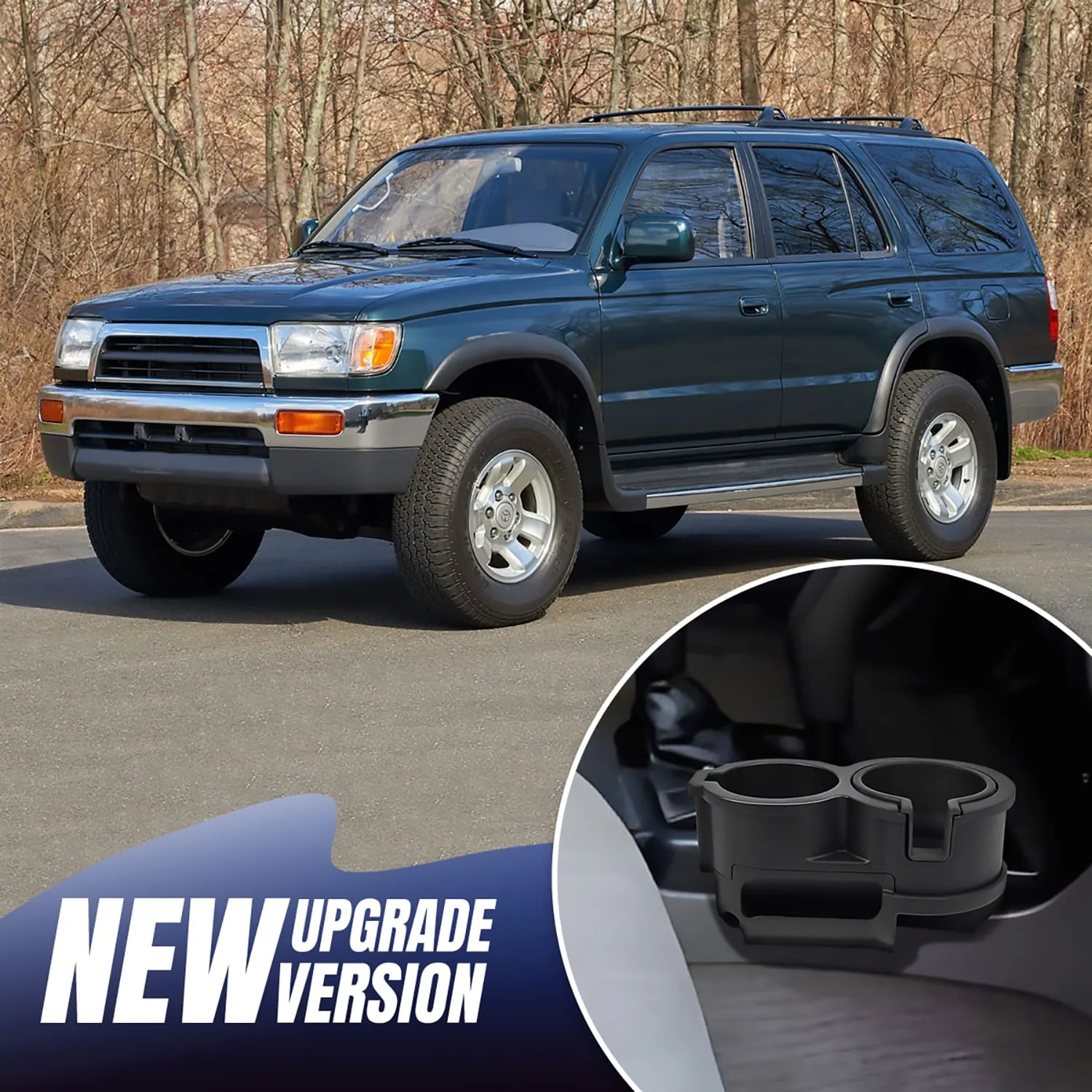 Double Cup Holder Water Bottles Dashboard Phones Box Black Interior Accessories For Toyota 4Runner 3rd Generation 1996-2002
Double Cup Holder Water Bottles Dashboard Phones Box Black Interior Accessories For Toyota 4Runner 3rd Generation 1996-2002