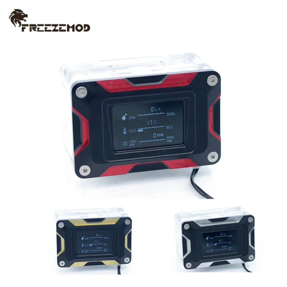 FREEZEMOD Intelligent LCD Flow Meter Temperature Flow Velocity Water Cooling Electrical Detection Fan Speed Thermonmeter LSJ-ZNR
FREEZEMOD Intelligent LCD Flow Meter Temperature Flow Velocity Water Cooling Electrical Detection Fan Speed Thermonmeter LSJ-ZNR