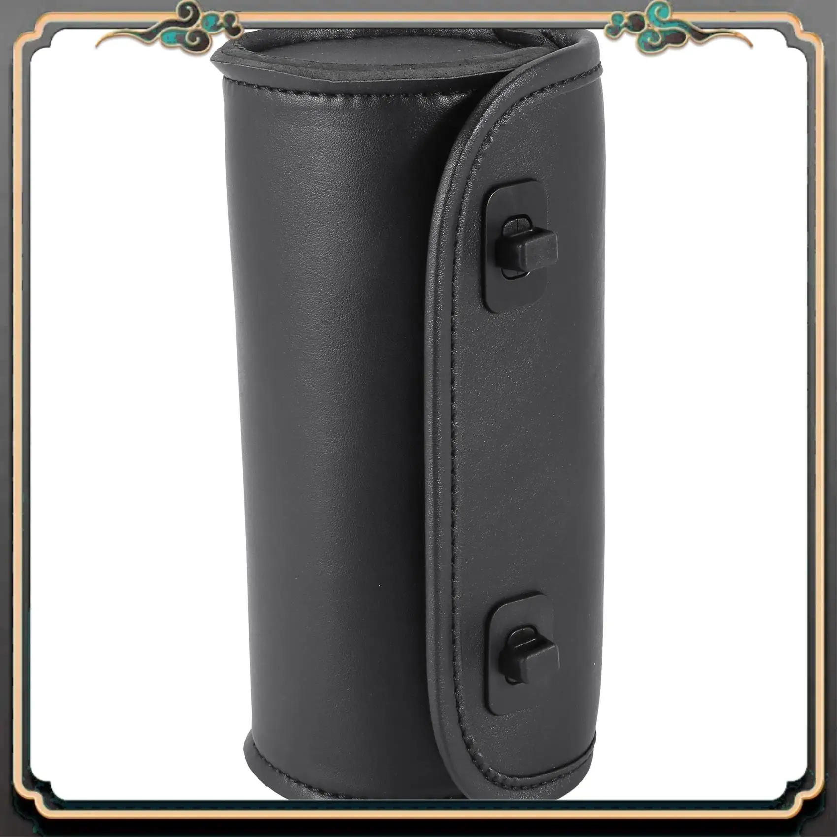 M45K-Motorcycle Fork Bag PU Leather Handlebar Tool Pouch Sissy Bar Roll Storage Bag Saddle Bag With 2 Straps, Universal
M45K-Motorcycle Fork Bag PU Leather Handlebar Tool Pouch Sissy Bar Roll Storage Bag Saddle Bag With 2 Straps, Universal