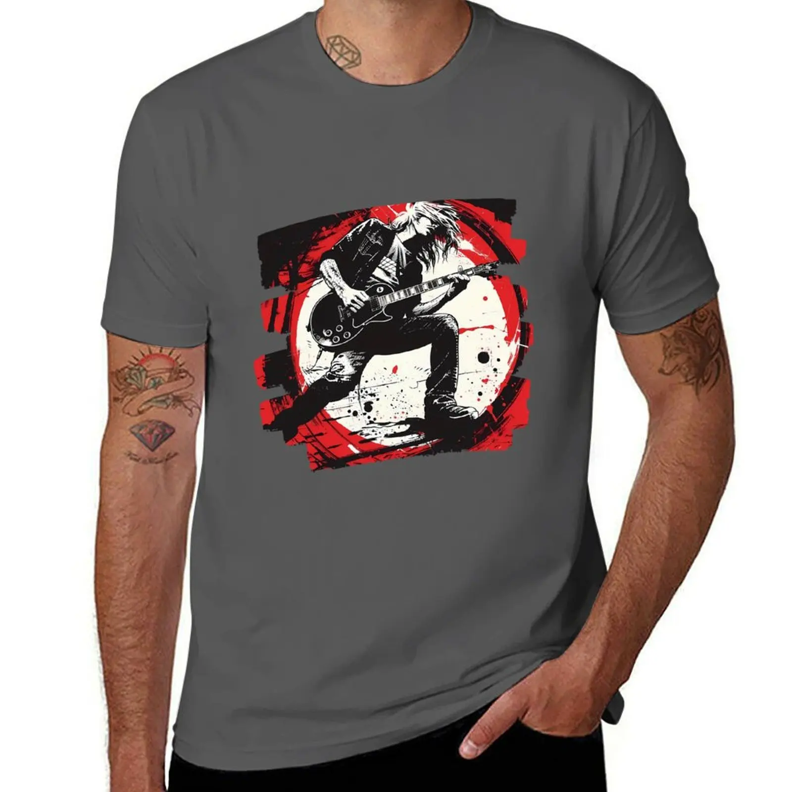 Curt Cobain playing guitar T-Shirt t shirts designer man t shirt cotton anime t shirts for man T-Shirt
Curt Cobain playing guitar T-Shirt t shirts designer man t shirt cotton anime t shirts for man T-Shirt