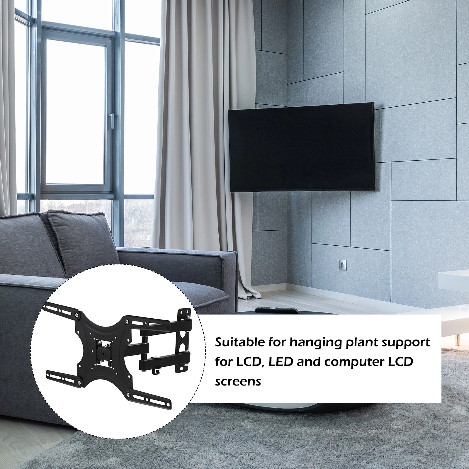 Iron LCD St 16 5cm Wall Mount Adjustable Design Strong Capacity Living Room KTV Bar Conference Classroom Lobby
Iron LCD St 16 5cm Wall Mount Adjustable Design Strong Capacity Living Room KTV Bar Conference Classroom Lobby