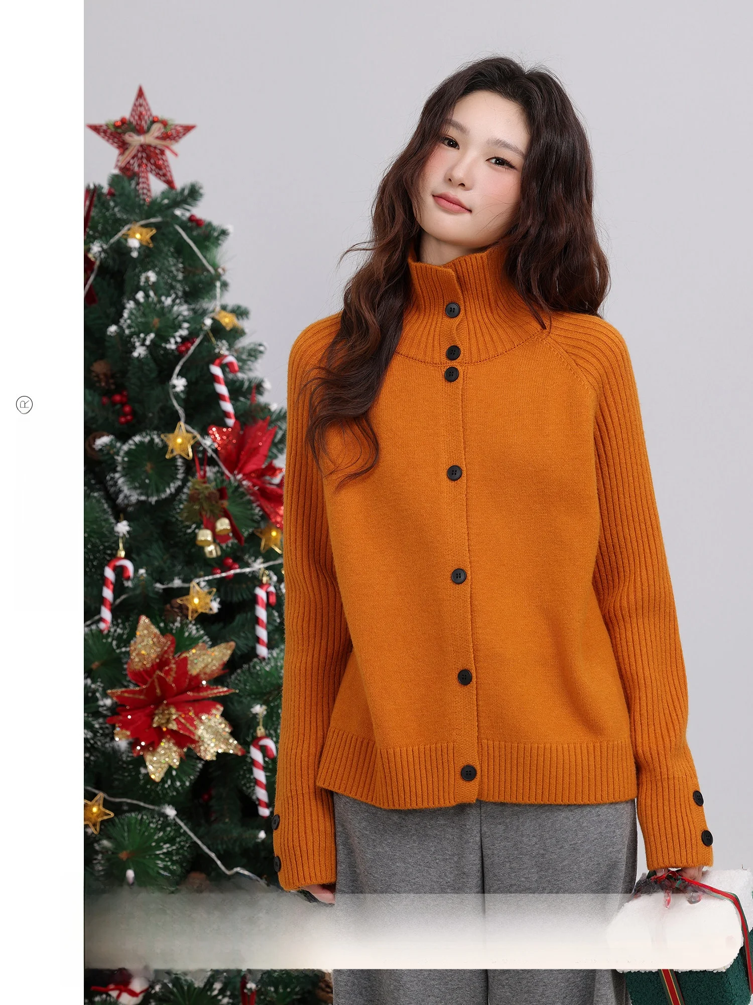Autumn Forest Frosted Orange Loose High-ne Sweater Jaet Women's Vintage Sle Simple Design Winter New Arrival
Autumn Forest Frosted Orange Loose High-ne Sweater Jaet Women's Vintage Sle Simple Design Winter New Arrival