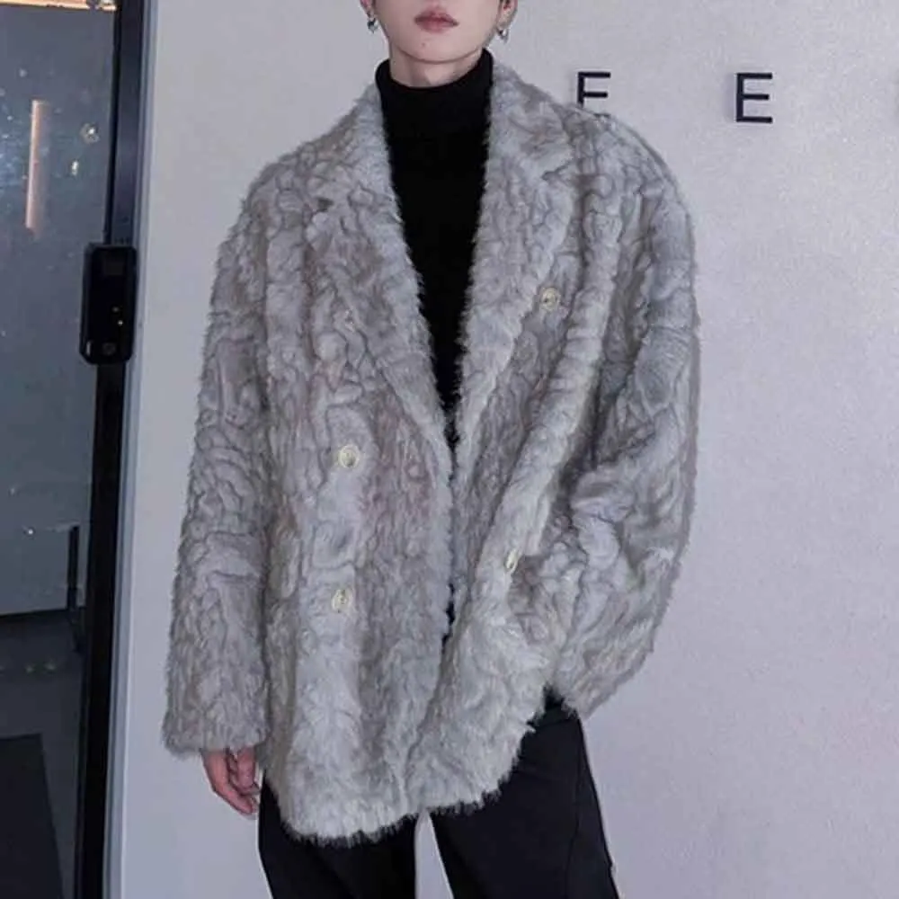 Winter New Men's Solid Color Long-Sleeved Fur Coat American Retro Fashion Trendy High Street Loose Casual Niche Men's Top 2025
Winter New Men's Solid Color Long-Sleeved Fur Coat American Retro Fashion Trendy High Street Loose Casual Niche Men's Top 2025