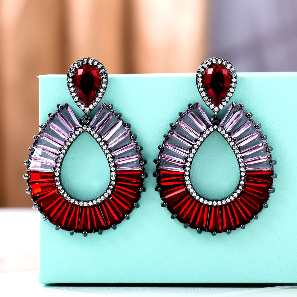 Missvikki Luxury Crystal Earrings for Women Wedding Holiday Party Occasion Jewelry Unique Design boucle d'oreille femme
Missvikki Luxury Crystal Earrings for Women Wedding Holiday Party Occasion Jewelry Unique Design boucle d'oreille femme