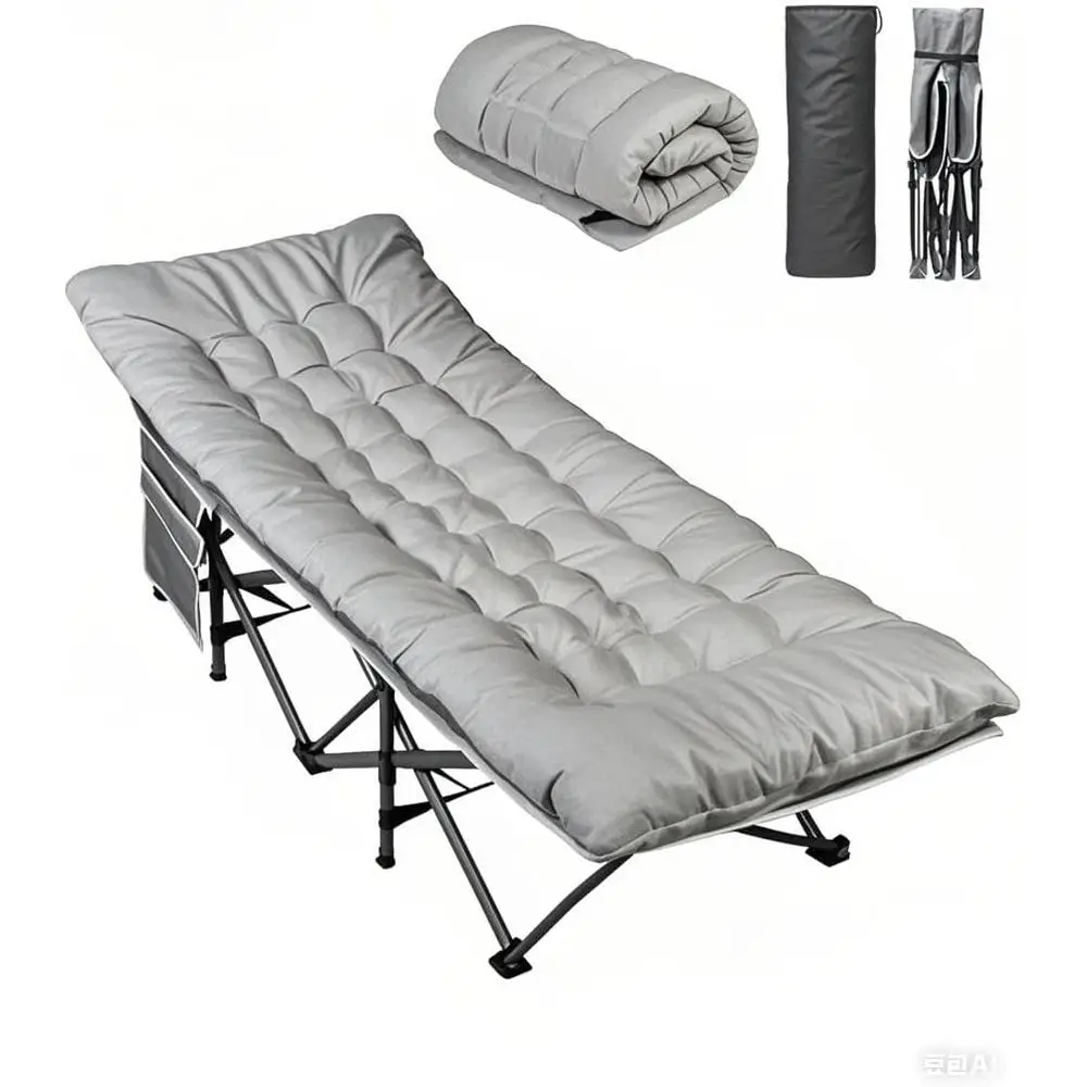 Double Layer Folding Camping Cot with Mattress for Adults, Portable Outdoor Bed with Carry Bag, Suitable for Camping and Resting
Double Layer Folding Camping Cot with Mattress for Adults, Portable Outdoor Bed with Carry Bag, Suitable for Camping and Resting