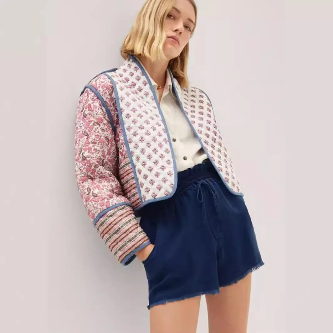 Double-Sided Wear Cotton Jacket Street Style Fashion Print New Arrival Women's Autumn Winter Short Length Loose Fit Coat
Double-Sided Wear Cotton Jacket Street Style Fashion Print New Arrival Women's Autumn Winter Short Length Loose Fit Coat