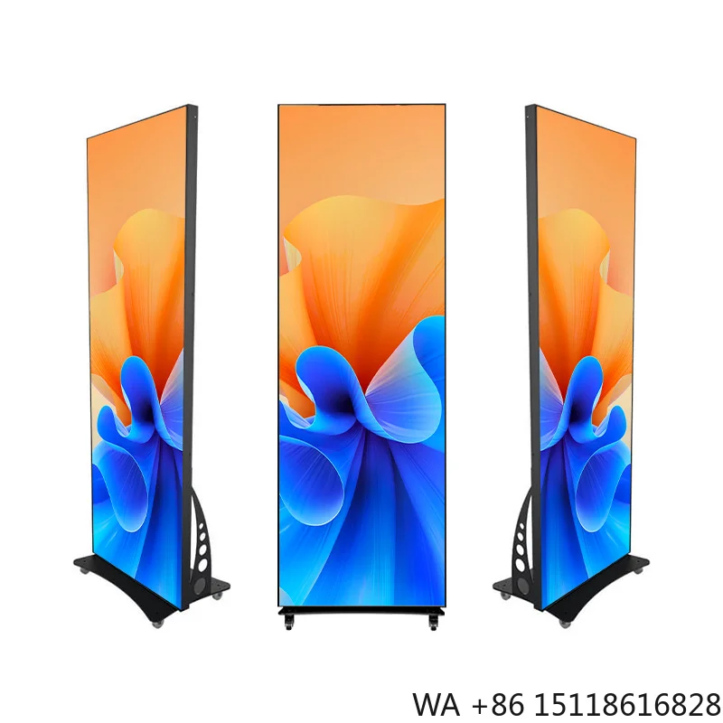 High Quality Indoor Digital hd Poster Led Display P2.5 Folding Advertising Machine Led Poster Display Led Poster Screen
High Quality Indoor Digital hd Poster Led Display P2.5 Folding Advertising Machine Led Poster Display Led Poster Screen