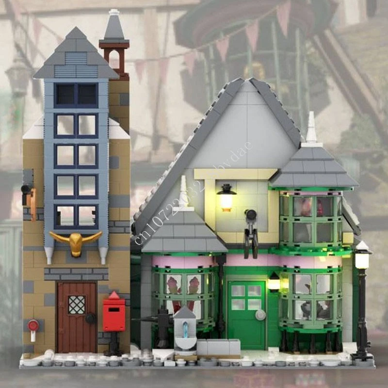 1140 PCS Medieval Street Shop Modular Building Blocks Magic Town Architecture Educational Assembly Toy Gift For Home Decoration
1140 PCS Medieval Street Shop Modular Building Blocks Magic Town Architecture Educational Assembly Toy Gift For Home Decoration