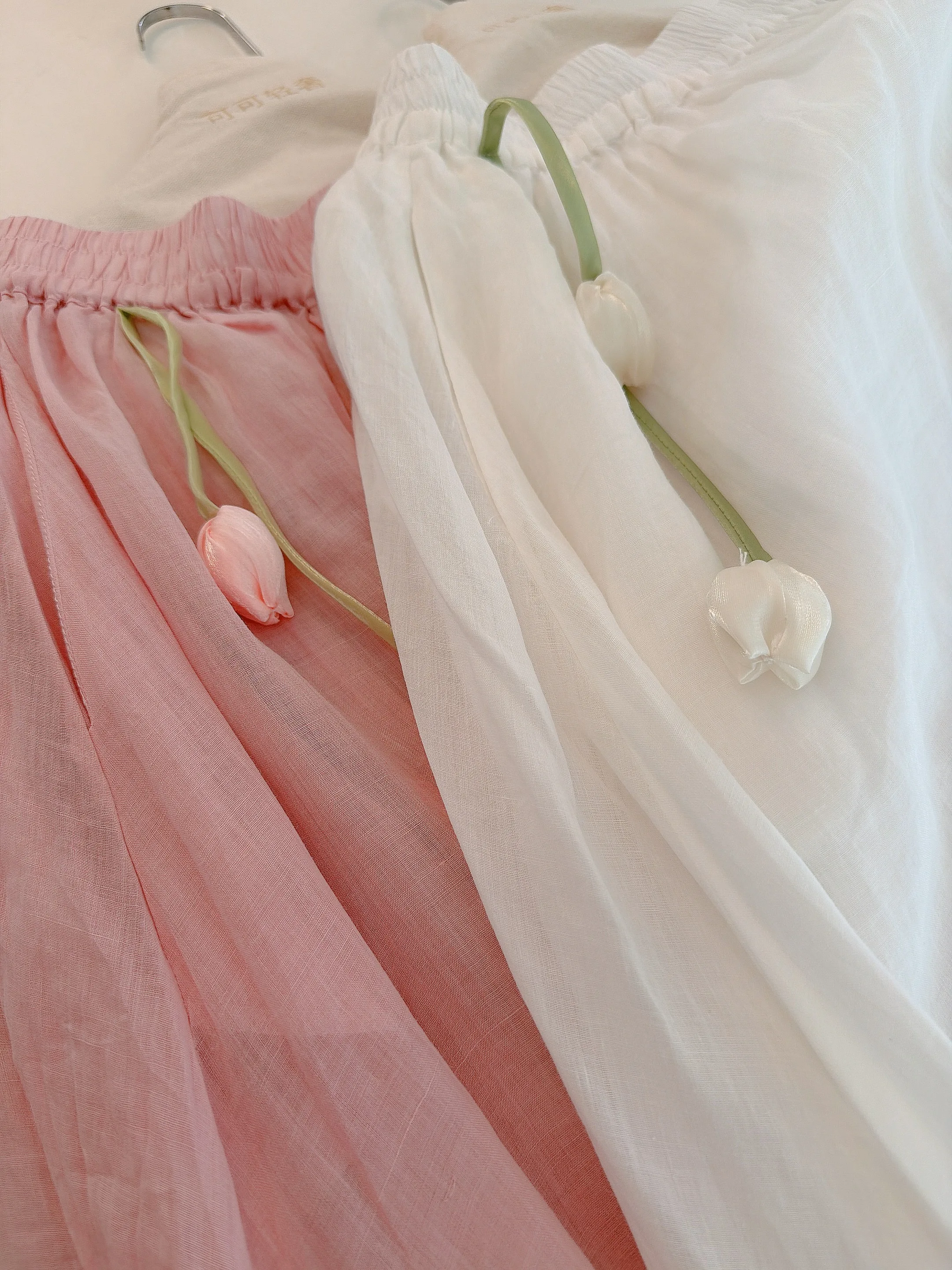 Pure Flax Cold Cotton Linen Half Skirt Women's Loose Long Fairy Atmosphere Zen Style Pink Floral Artistic Long Skirt
Pure Flax Cold Cotton Linen Half Skirt Women's Loose Long Fairy Atmosphere Zen Style Pink Floral Artistic Long Skirt