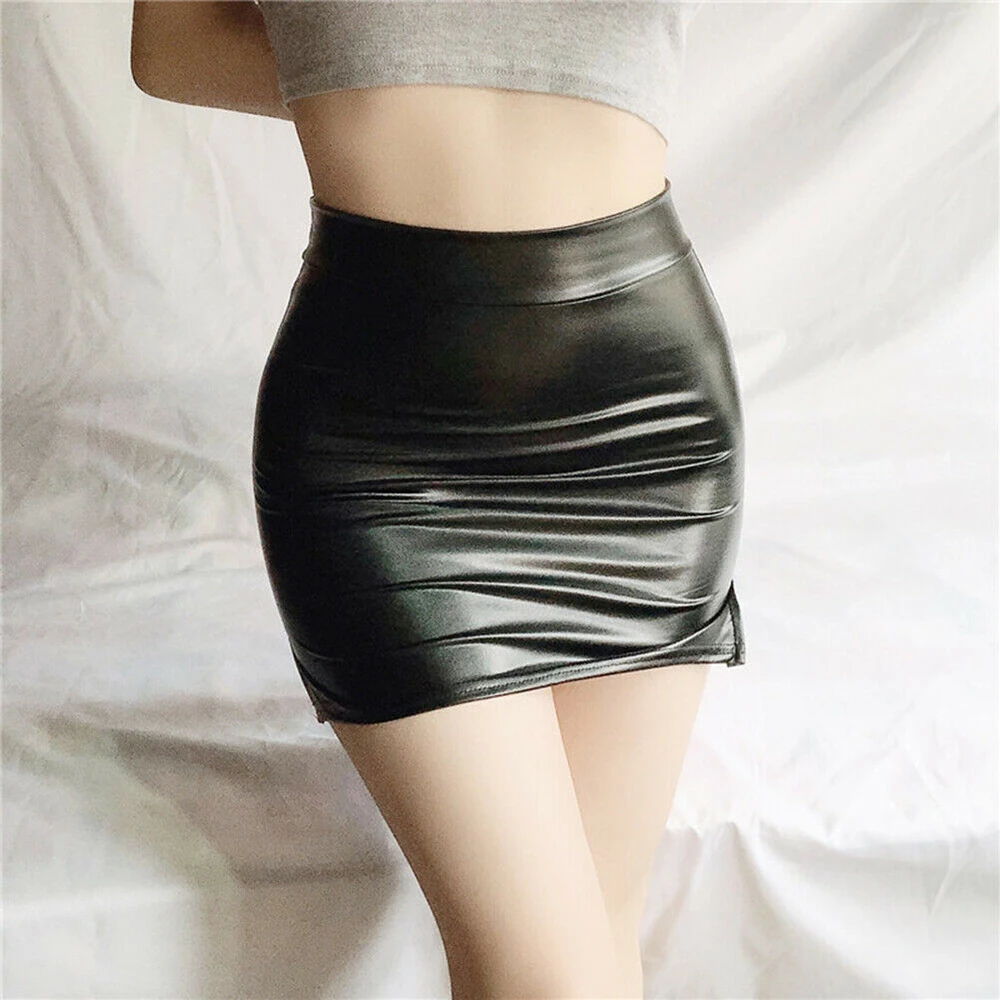 New Women's High Waist Tight Zip Stretch Miniskirt Dress in Black PU Leather with Stretch Fit Zip Closure and High Waist
New Women's High Waist Tight Zip Stretch Miniskirt Dress in Black PU Leather with Stretch Fit Zip Closure and High Waist