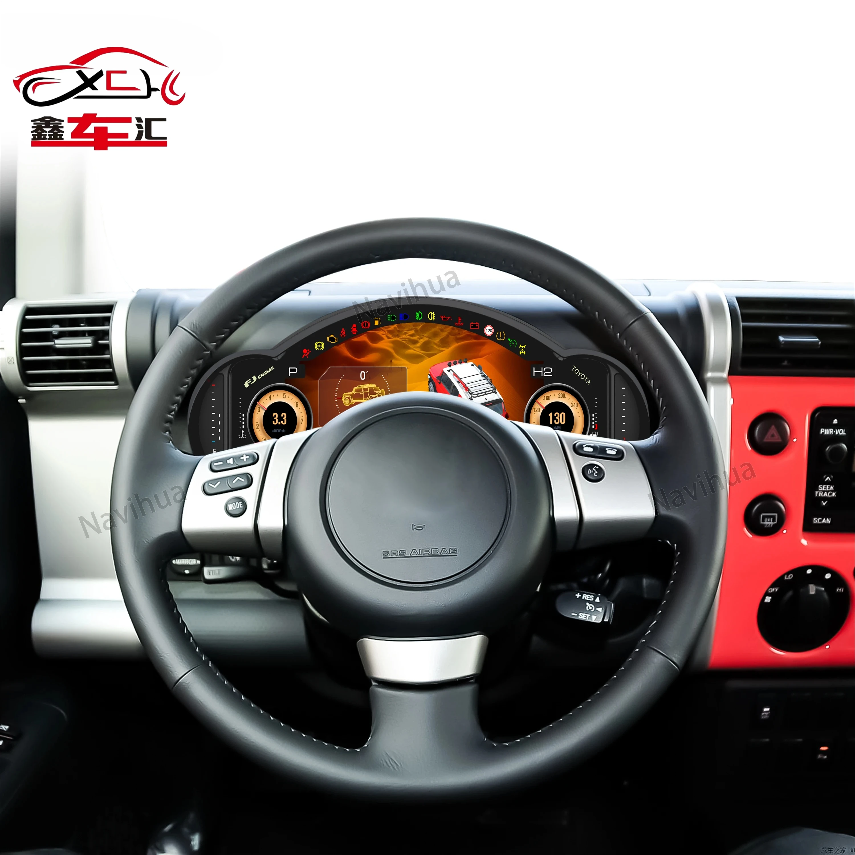 12.3" LCD Digital Dashboard Cluster For TOYOTA FJ LAND CRUISER 2007-2024 Speedometer Virtual Instrument Panel Cockpit Meter
12.3" LCD Digital Dashboard Cluster For TOYOTA FJ LAND CRUISER 2007-2024 Speedometer Virtual Instrument Panel Cockpit Meter