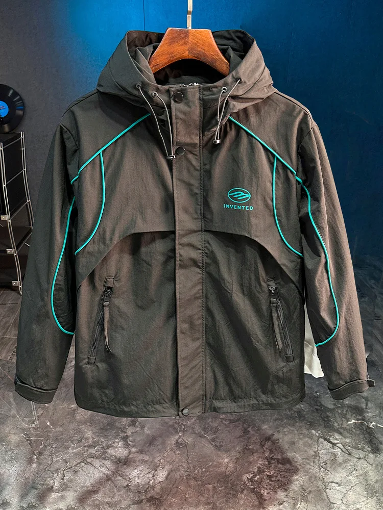 Autumn New slim windproof shell jacket men's outdoor work clothes jacket versatile casual hooded mountaineering clothing
Autumn New slim windproof shell jacket men's outdoor work clothes jacket versatile casual hooded mountaineering clothing