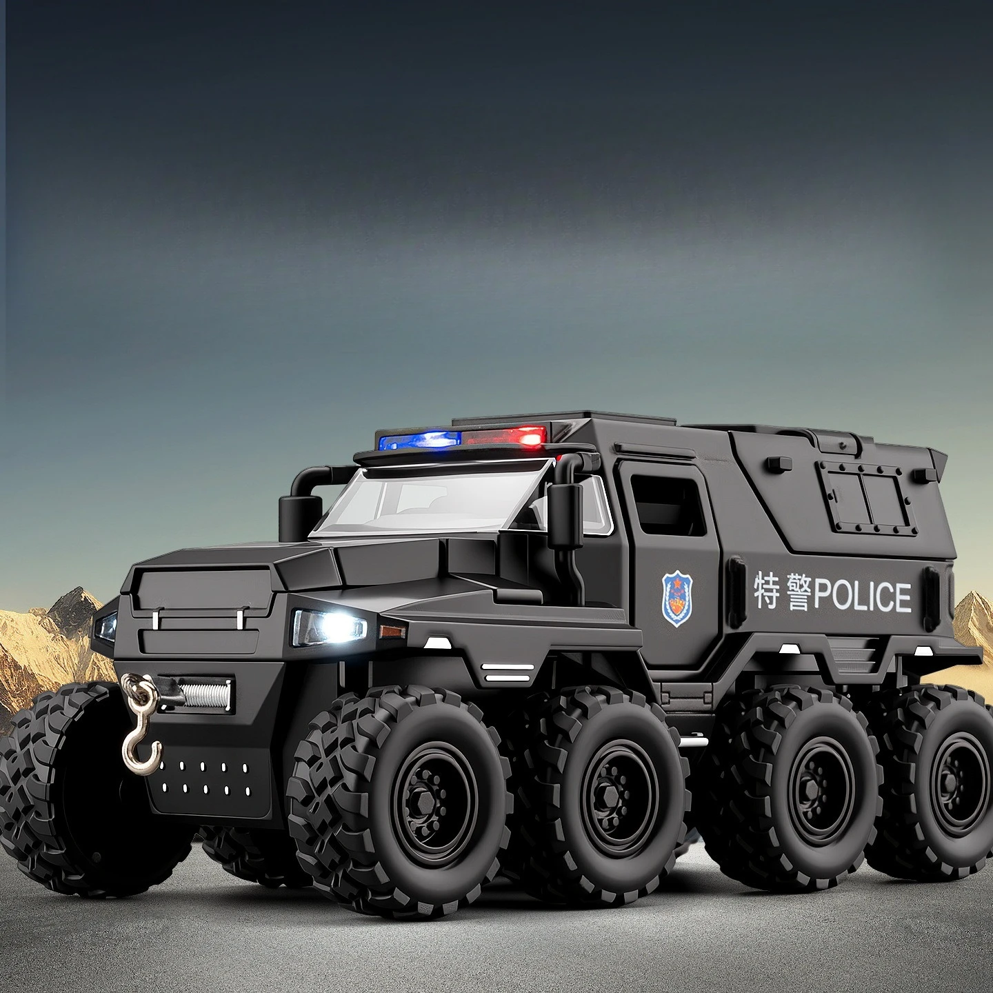 1:32 Conqueror 8X8 Alloy Police Car Model Simulation SWAT 110 Public Security Car Ornaments Children's Toys Male Wholesale
1:32 Conqueror 8X8 Alloy Police Car Model Simulation SWAT 110 Public Security Car Ornaments Children's Toys Male Wholesale
