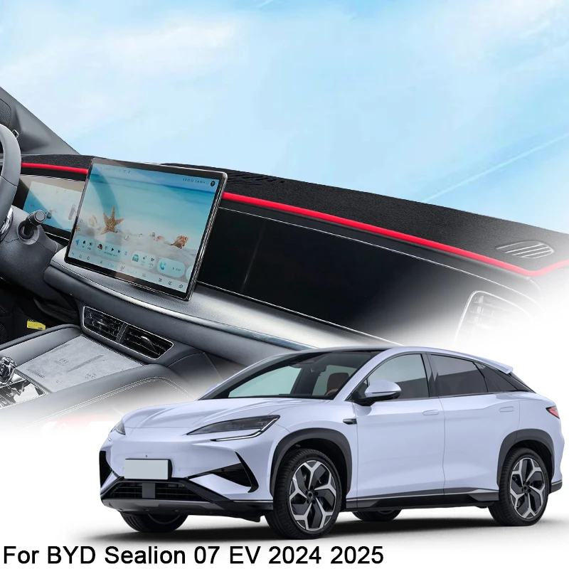 Подходит для BYD Sealion 07 EV 2024 2025, защитный коврик для приборной панели автомобиля, абажур, подушка, коврик в виде розы, автомобильные аксессуары 
Подходит для BYD Sealion 07 EV 2024 2025, защитный коврик для приборной панели автомобиля, абажур, подушка, коврик в виде розы, автомобильные аксессуары