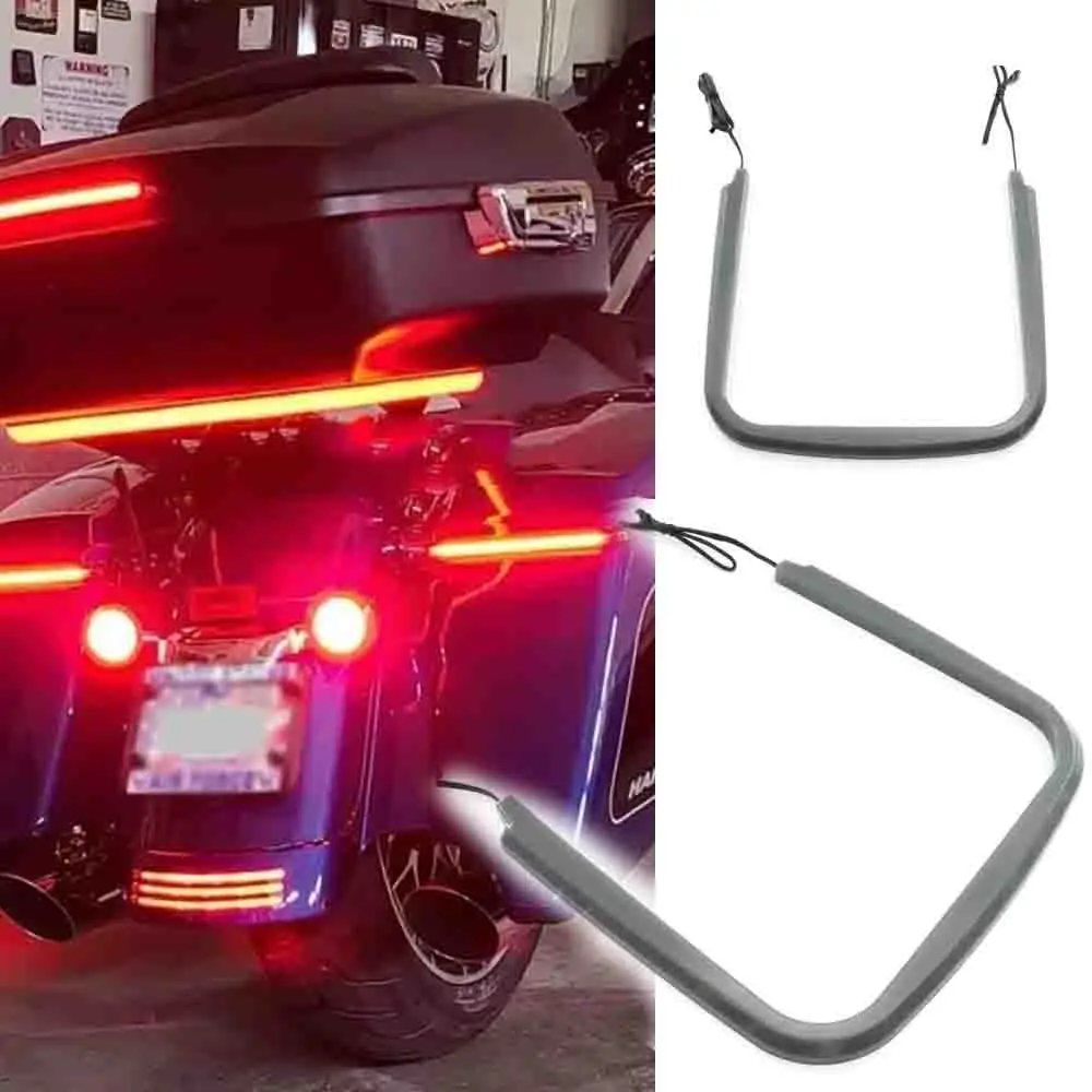 New Motorcycle LED Tail Light Turn Signal Lamp Light Smoke For Harley Tour-Pak Ultra Limited Road Glide Ultra CVO 2014-2023
New Motorcycle LED Tail Light Turn Signal Lamp Light Smoke For Harley Tour-Pak Ultra Limited Road Glide Ultra CVO 2014-2023