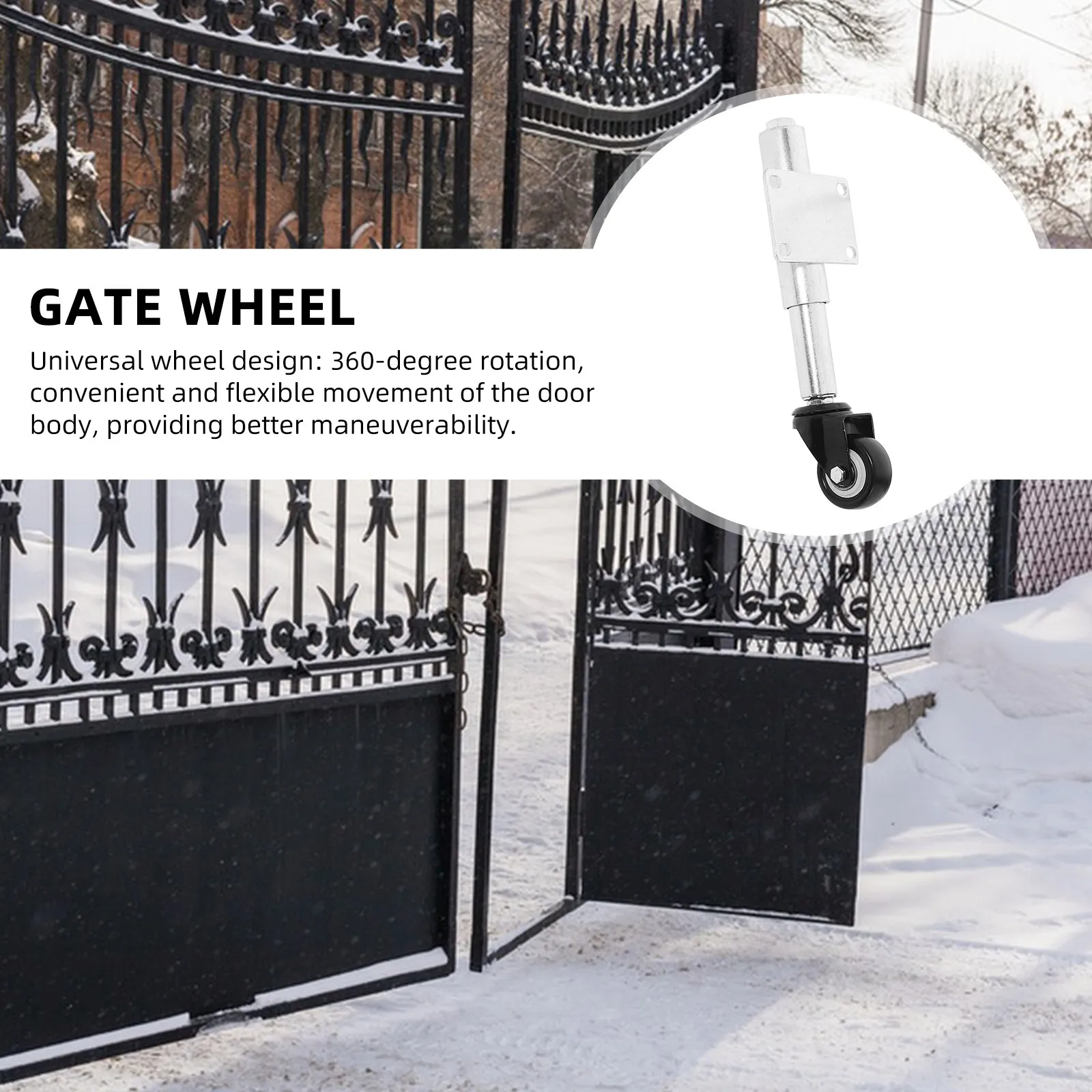 Gate Wheel Heavy Duty Spring Loaded Shock Absorbing Caster for Retractable Sliding Gates Iron Yard Fence Door Track Support
Gate Wheel Heavy Duty Spring Loaded Shock Absorbing Caster for Retractable Sliding Gates Iron Yard Fence Door Track Support