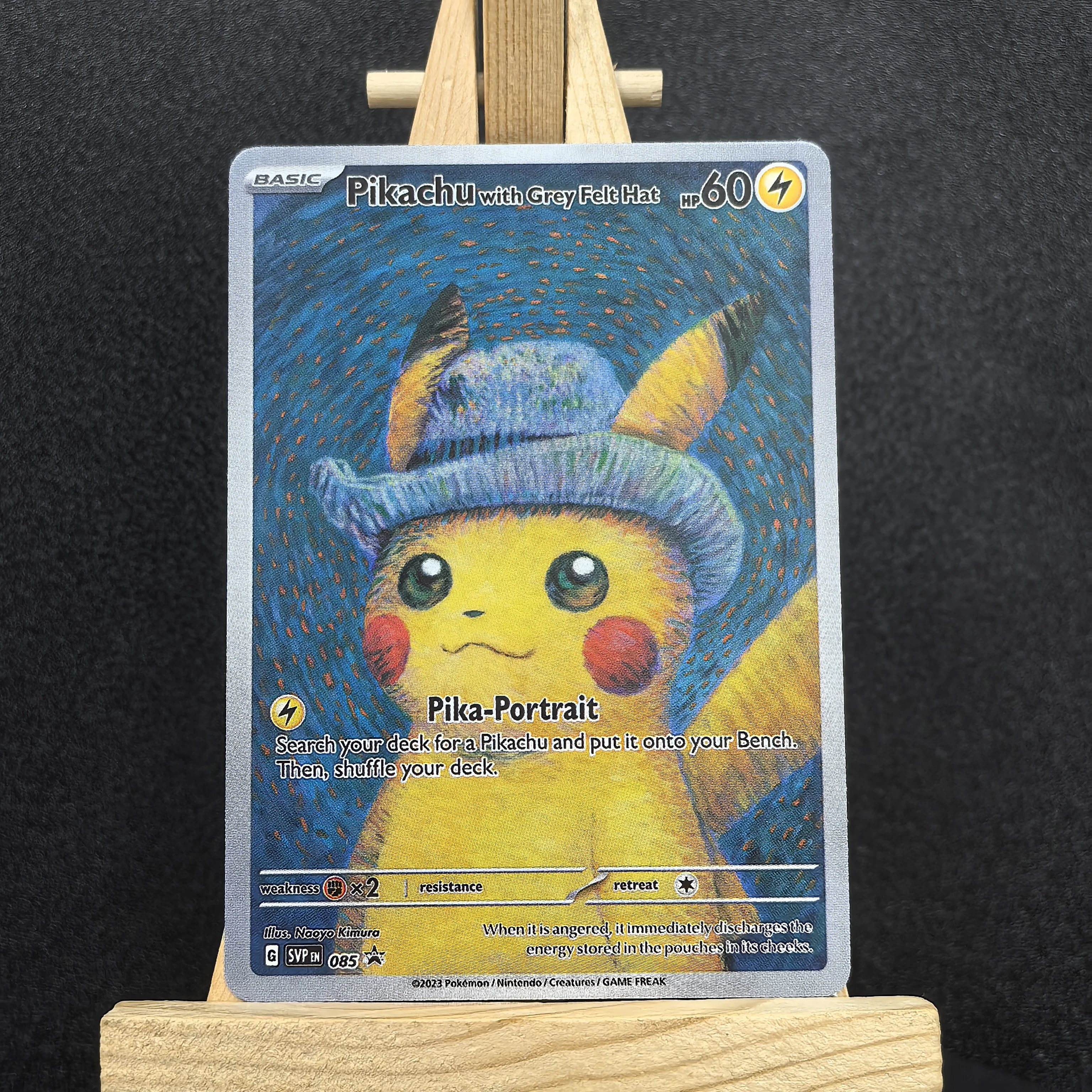 2023 Van Gogh Museum Pokemon Cards PTCG Anime Van Gogh 085 Pikachu RARE Self Made Single Cards Classic Game Anime Cards Gift Toy
2023 Van Gogh Museum Pokemon Cards PTCG Anime Van Gogh 085 Pikachu RARE Self Made Single Cards Classic Game Anime Cards Gift Toy