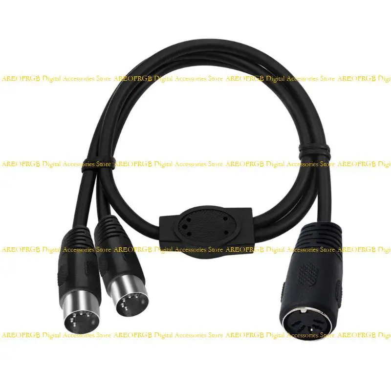 E21E Heavy Duty 5Pin DIN Male to Double DIN 5Pin Female Extended Cord Adapter Plug
E21E Heavy Duty 5Pin DIN Male to Double DIN 5Pin Female Extended Cord Adapter Plug