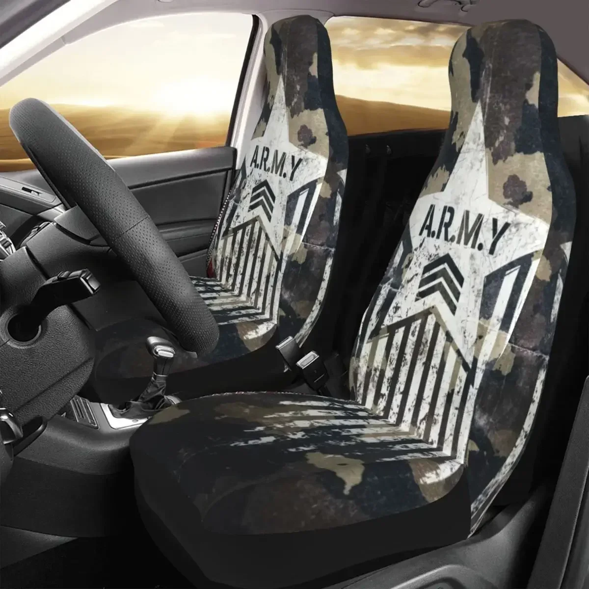 Funda para asiento coche ARMY, juego cojines con accesorios protectores lanteros universales con impresión personalizada
Funda para asiento coche ARMY, juego cojines con accesorios protectores lanteros universales con impresión personalizada