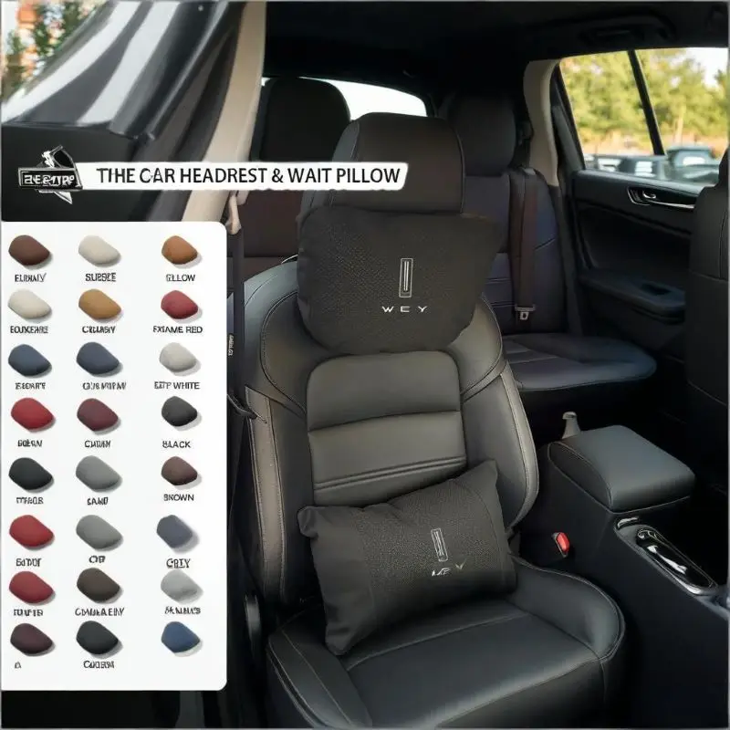 Car Headrest Lumbar Support Pillow Spine Neck Pillow Seat For GWM WEY Jolion H6 H7 H8 H9 POER STEED GT Car Accessories 2025 2026
Car Headrest Lumbar Support Pillow Spine Neck Pillow Seat For GWM WEY Jolion H6 H7 H8 H9 POER STEED GT Car Accessories 2025 2026