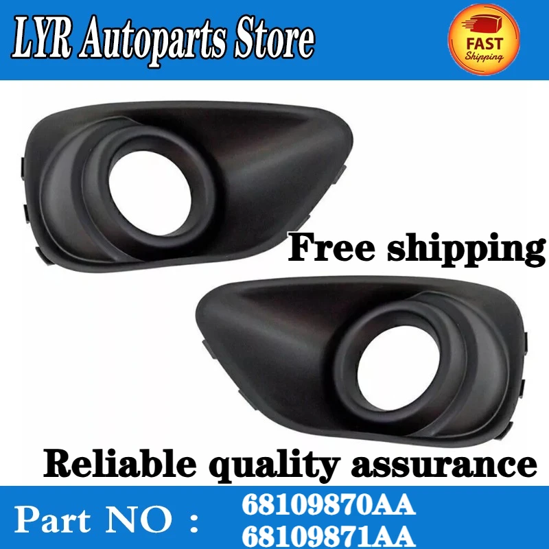 High quality For Jeep Compass 2011-2017 Pair Front Bumpe Fog Light Lamp Bezels Cover 68109870AA 68109871AA car accessories
High quality For Jeep Compass 2011-2017 Pair Front Bumpe Fog Light Lamp Bezels Cover 68109870AA 68109871AA car accessories
