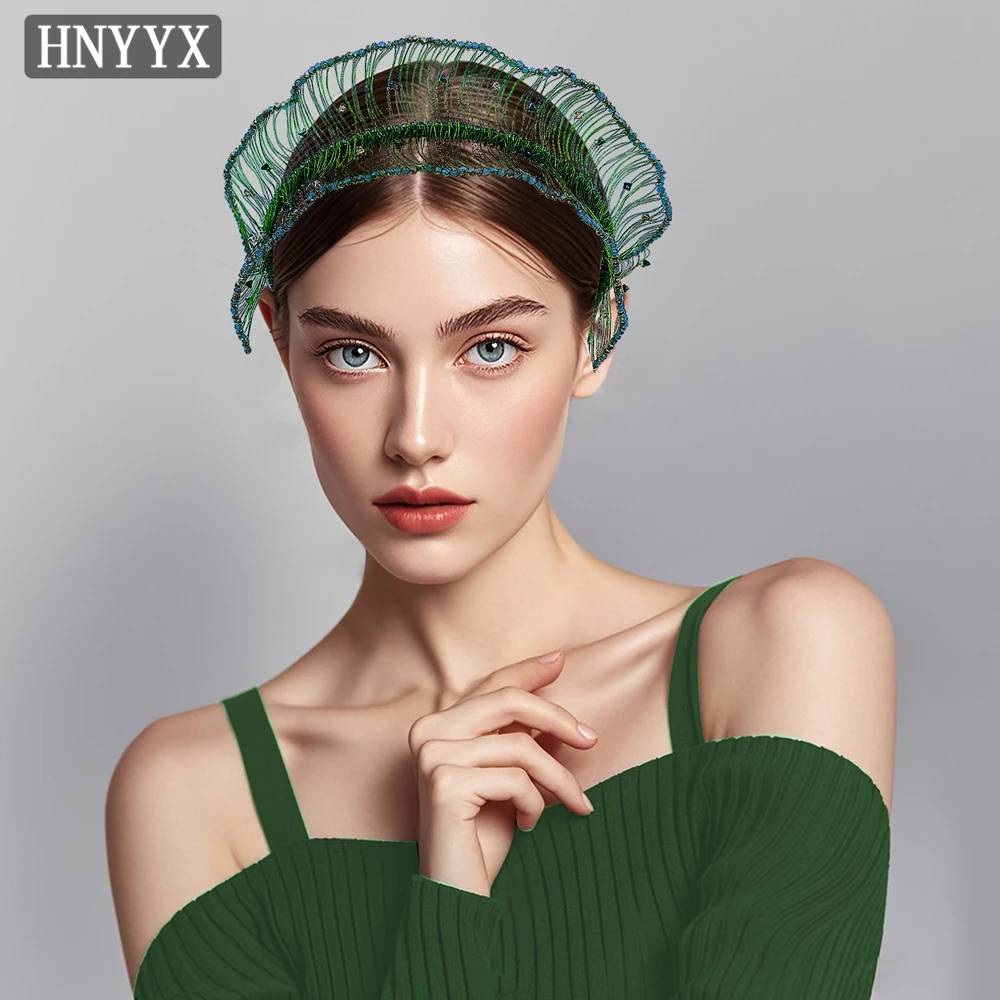 YouLaPan Elegant Green Bride Wedding Hairband Fine Crystal Silk Woven Ladies Banquet Dance Party Bohemian Headdress YXA26
YouLaPan Elegant Green Bride Wedding Hairband Fine Crystal Silk Woven Ladies Banquet Dance Party Bohemian Headdress YXA26