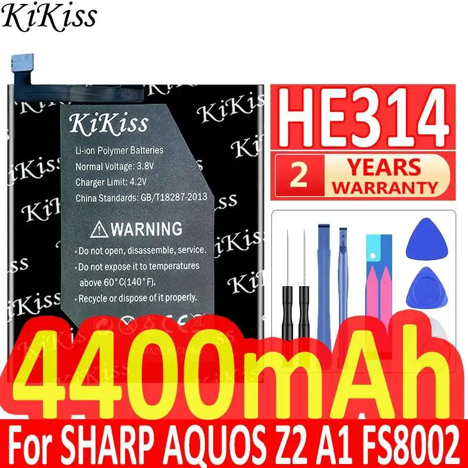 4400 мАч для Sharp Aquos Z2 A1 FS8002 HE314 для аккумулятора мобильного телефона, замена премиум-класса, надежный источник питания
4400 мАч для Sharp Aquos Z2 A1 FS8002 HE314 для аккумулятора мобильного телефона, замена премиум-класса, надежный источник питания