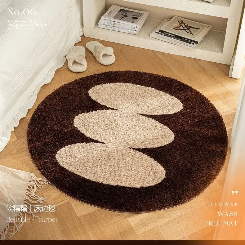 Living Room Round Carpet Cloakroom Dresser Bedroom Bedside Rug Abstract Round Floor Mat Short Velvet Porch Round Rug
Living Room Round Carpet Cloakroom Dresser Bedroom Bedside Rug Abstract Round Floor Mat Short Velvet Porch Round Rug