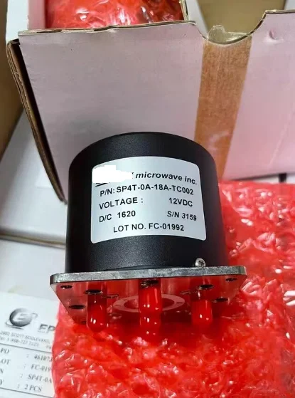SP4T-0A-18A-TC002 Electromechanical Microwave Switch,used in professional microwave RF systems
SP4T-0A-18A-TC002 Electromechanical Microwave Switch,used in professional microwave RF systems