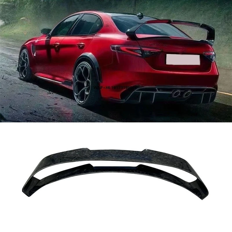 GTAM Style Carbon Fiber Rear Spoiler for Giulia 2016-2019 High Quality Trunk Wing Perfect Fitment Car Bumpers
GTAM Style Carbon Fiber Rear Spoiler for Giulia 2016-2019 High Quality Trunk Wing Perfect Fitment Car Bumpers