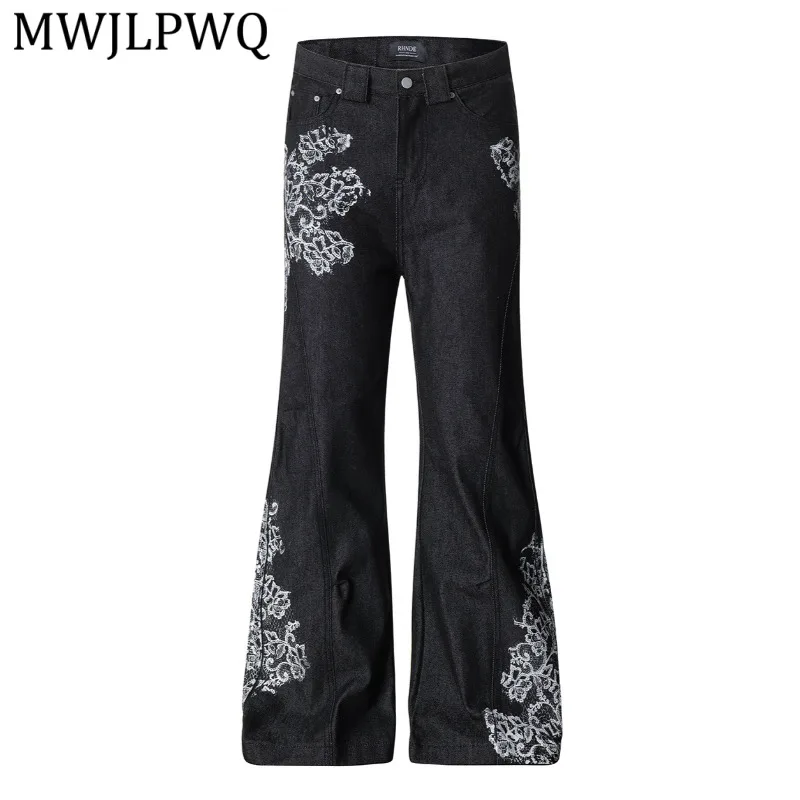 MWJLPWQ American Retro Floral Print Embroidered Flared Jeans For Men And Women Loose Casual Straight-Leg Versatile Pants 15980
MWJLPWQ American Retro Floral Print Embroidered Flared Jeans For Men And Women Loose Casual Straight-Leg Versatile Pants 15980