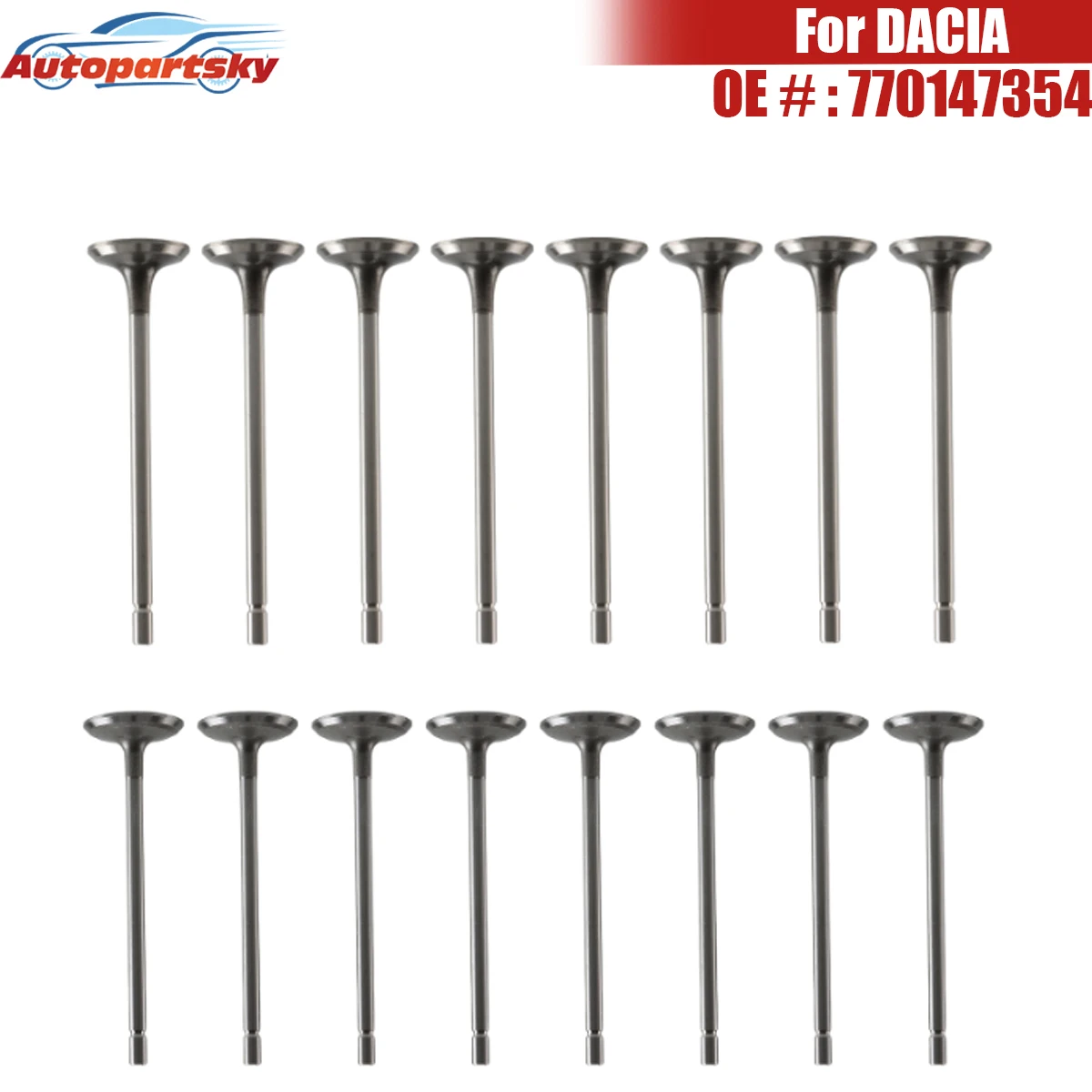 Auto Part A Set Of Engine Valves Intake & Exhaust 7701471378 770147354 For DACIA RENAULT MEGANE New
Auto Part A Set Of Engine Valves Intake & Exhaust 7701471378 770147354 For DACIA RENAULT MEGANE New