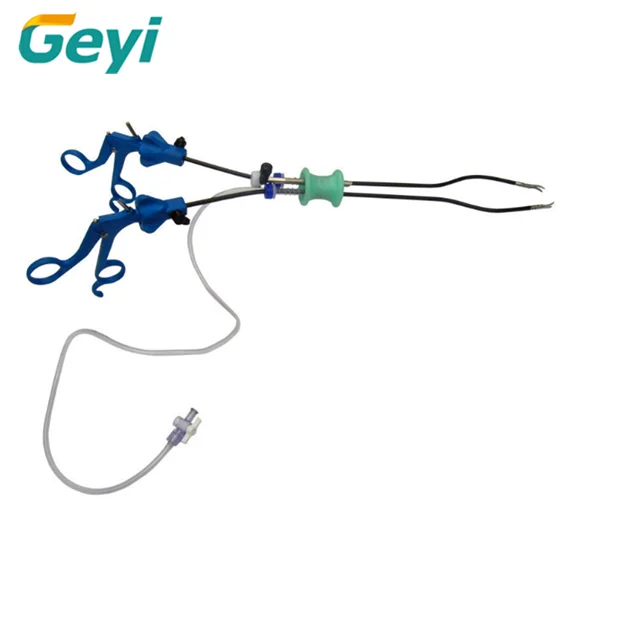 Geyi manufactured laparoscopic instrument for SILS single port trocar flexible forceps S-shaped for minimally invasive surgery
Geyi manufactured laparoscopic instrument for SILS single port trocar flexible forceps S-shaped for minimally invasive surgery