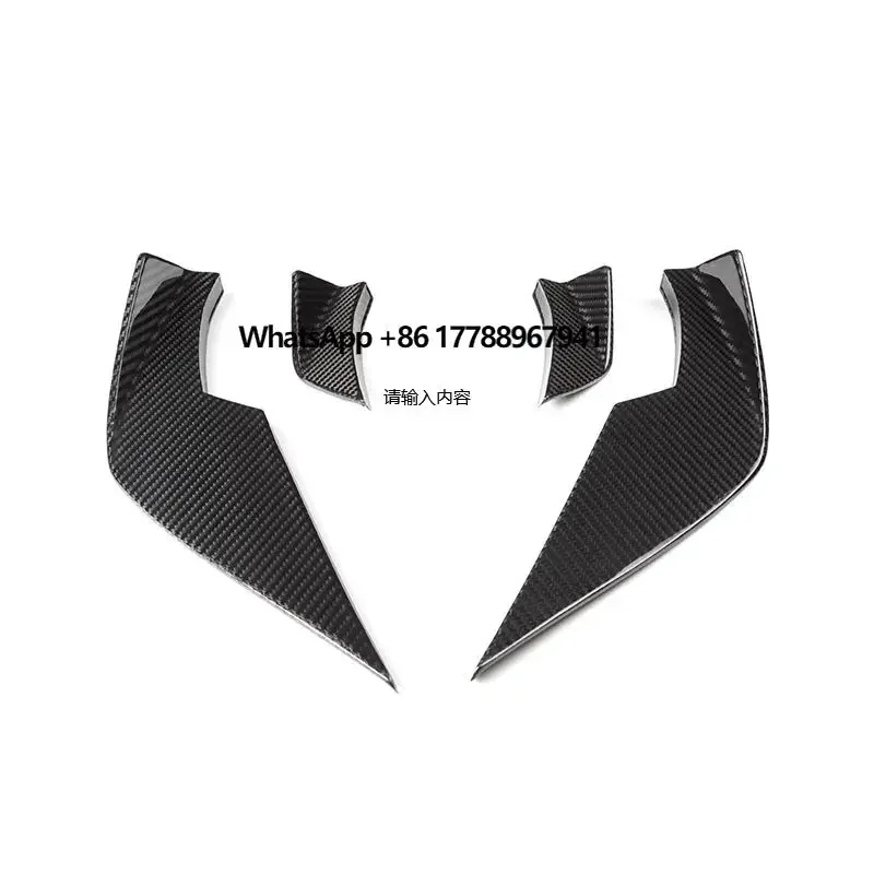 New Arrival Carbon Fiber Dry Front Bumper Trims for G80 G82 G83 M3 M4 Car Body Kits with Front Bumper Canards 
New Arrival Carbon Fiber Dry Front Bumper Trims for G80 G82 G83 M3 M4 Car Body Kits with Front Bumper Canards
