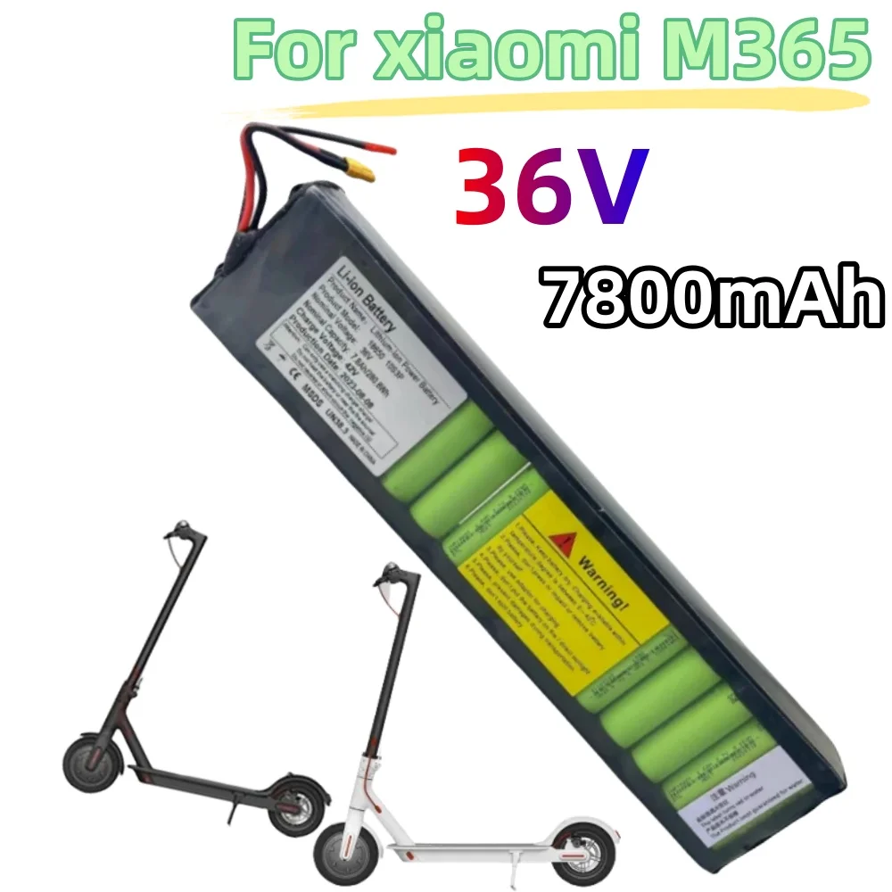 Аккумулятор литий-ионный 36В 7800мАч с разъемами SM и XT30, встроенной защитой BMS для электросамоката Xiaomi M365
Аккумулятор литий-ионный 36В 7800мАч с разъемами SM и XT30, встроенной защитой BMS для электросамоката Xiaomi M365