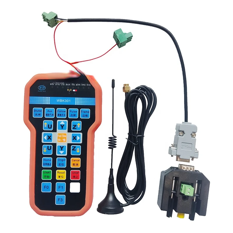 Remote wireless control handle Serial button remote control for Ruida controller
Remote wireless control handle Serial button remote control for Ruida controller