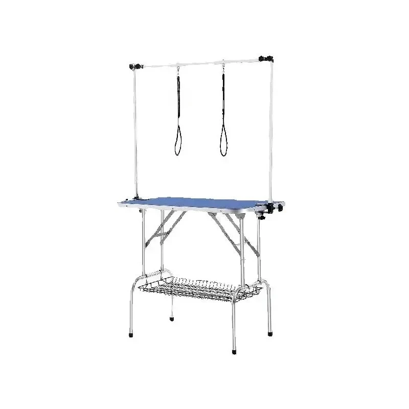 Pet Grooming Table Two Arms with Clamp Foldable Pets Stand for Medium Small Dogs with Grooming Loop
Pet Grooming Table Two Arms with Clamp Foldable Pets Stand for Medium Small Dogs with Grooming Loop