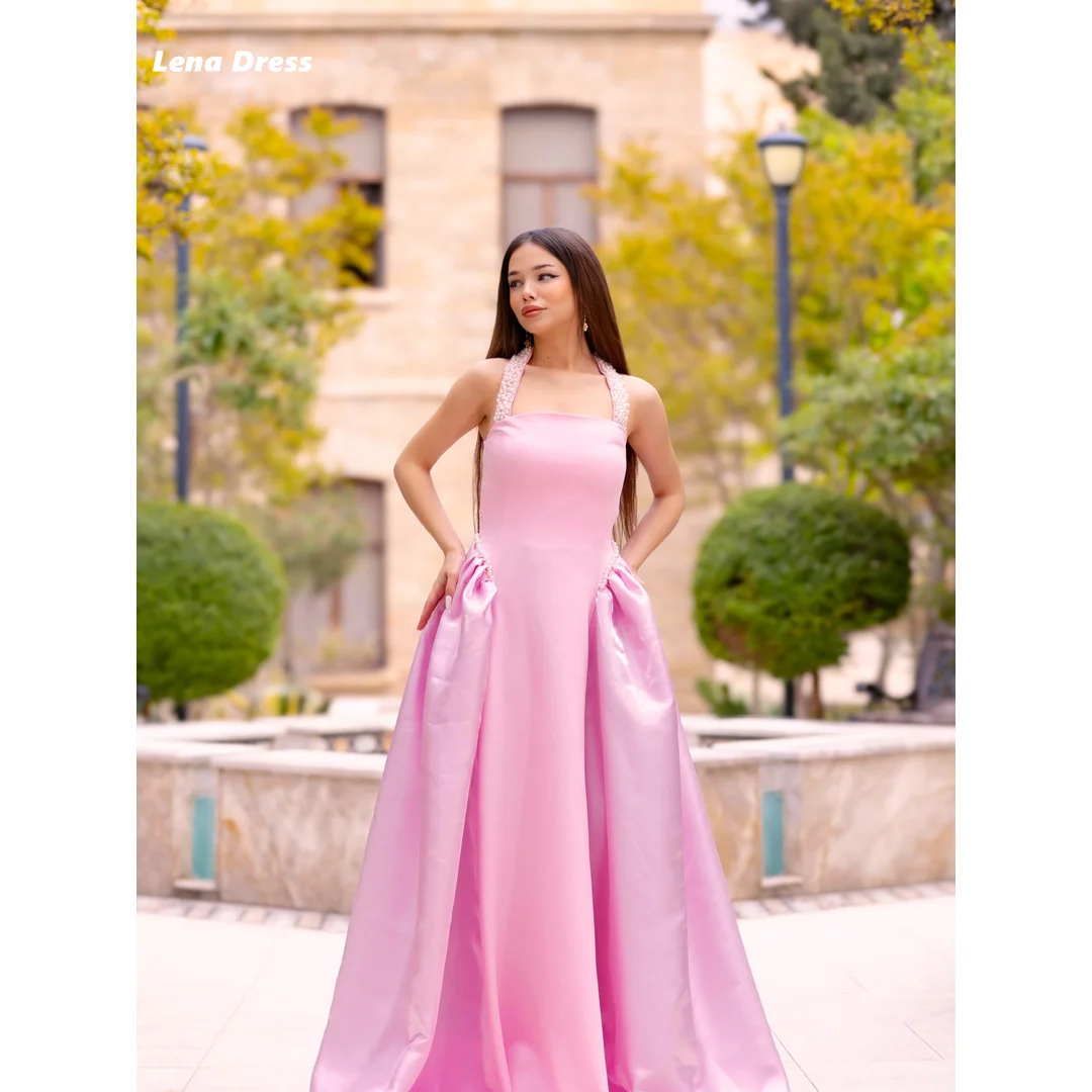 Lena Special Occasion Dresses for Special Occasions Satin Formal and Evening Dresses Woman Elegant A-line Pink Customized Pearl
Lena Special Occasion Dresses for Special Occasions Satin Formal and Evening Dresses Woman Elegant A-line Pink Customized Pearl