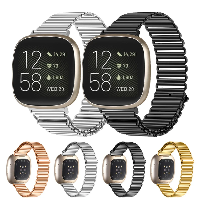 Металлический ремешок для часов Fitbit Versa 4, ремешок из нержавеющей стали, умные аксессуары, ремешок для часов Fitbit Versa 3, мужской и женский браслет
Металлический ремешок для часов Fitbit Versa 4, ремешок из нержавеющей стали, умные аксессуары, ремешок для часов Fitbit Versa 3, мужской и женский браслет