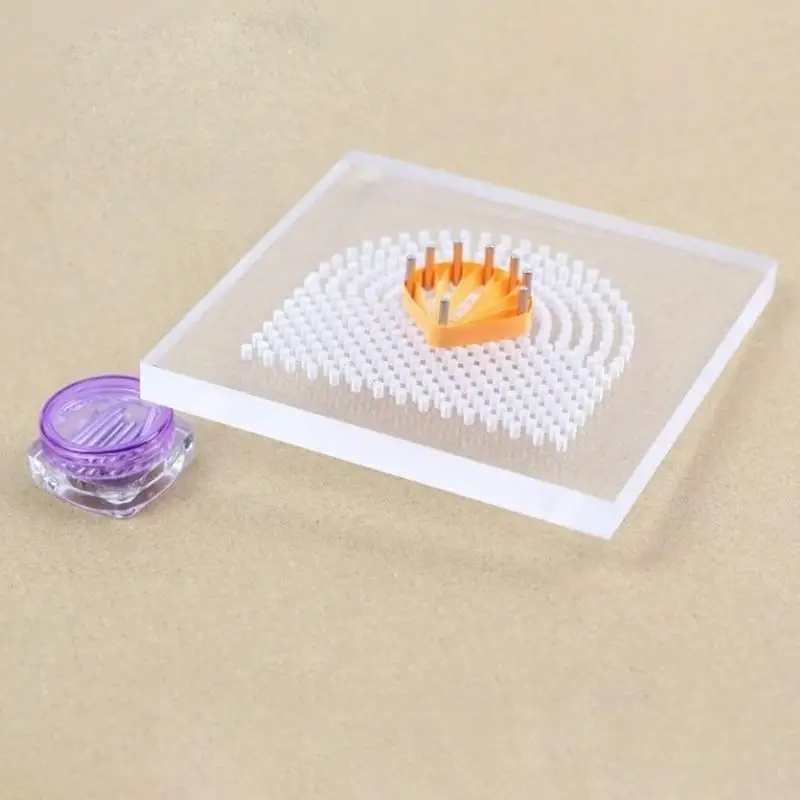 31BB Square Acrylic Thread Winding Board Handcrafted Wires Wrapping Board in Acrylic Portable Jewelry Holder for Jewelers
31BB Square Acrylic Thread Winding Board Handcrafted Wires Wrapping Board in Acrylic Portable Jewelry Holder for Jewelers